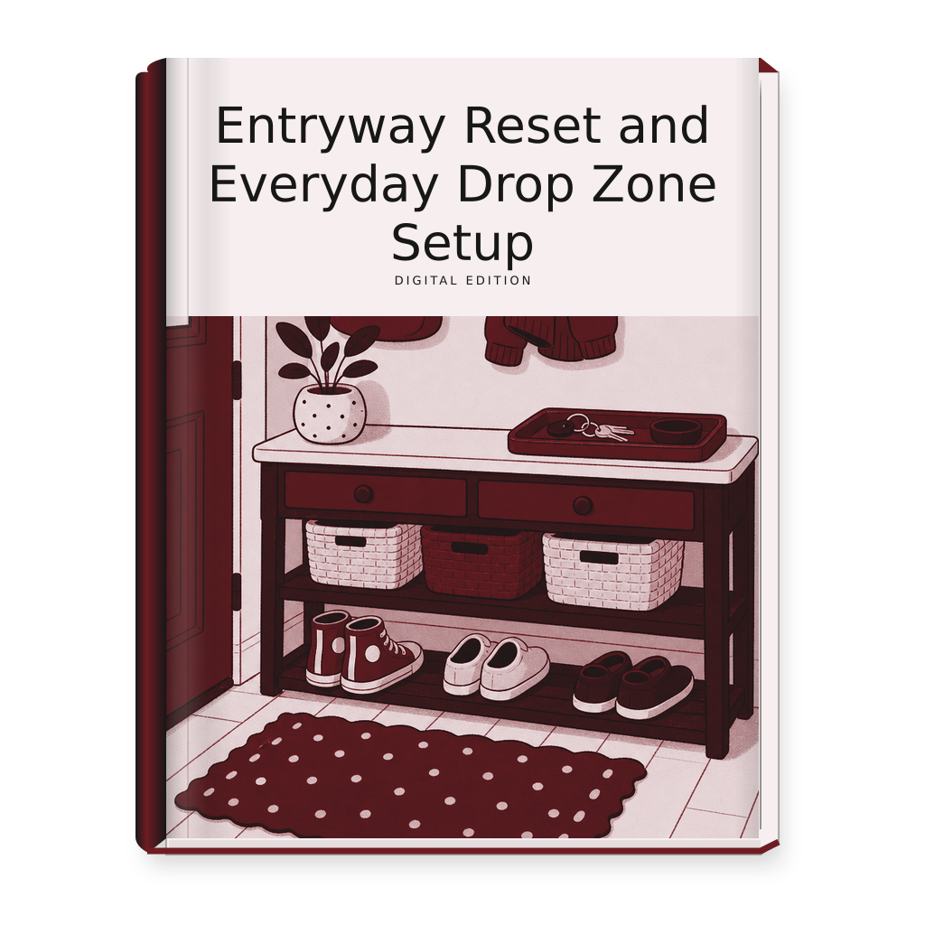 Entryway Reset and Everyday Drop Zone Setup ebook cover