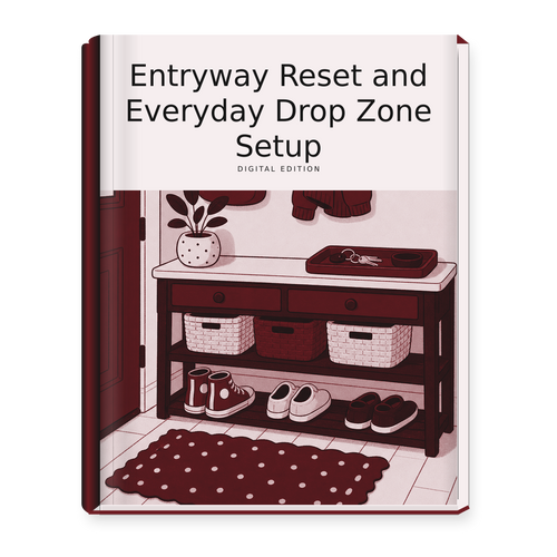 Entryway Reset and Everyday Drop Zone Setup ebook cover