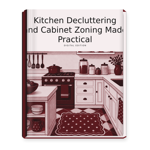 Kitchen Decluttering and Cabinet Zoning Made Practical ebook cover