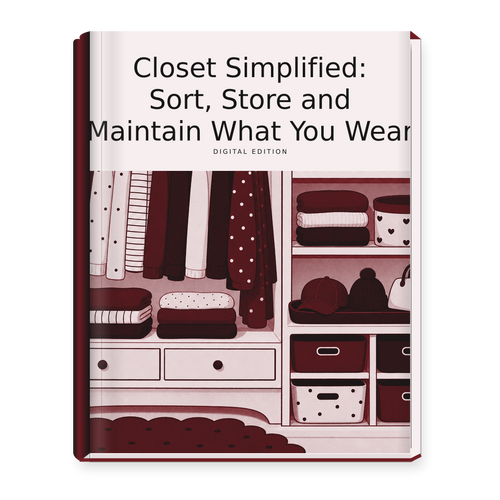 Closet Simplified: Sort, Store and Maintain What You Wear ebook cover
